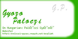 gyozo paloczi business card